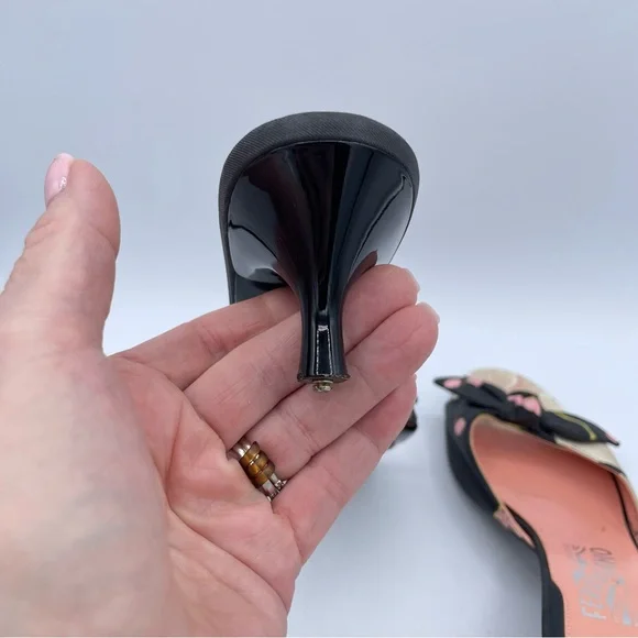 Salvatore Ferragamo Shoes 8 1/2 Black/Pink - Picture 11 of 16